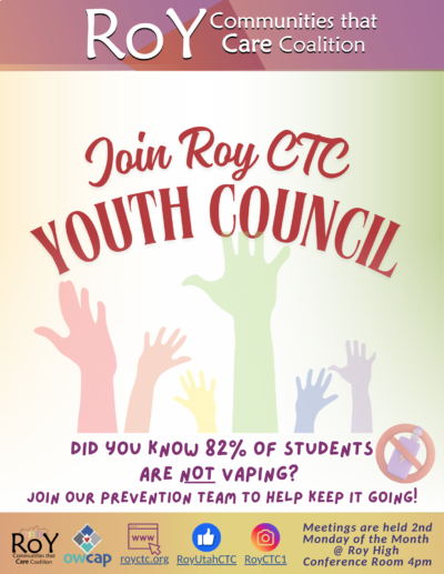 Join the RoyCTC Youth Council Join the royctc your council today.